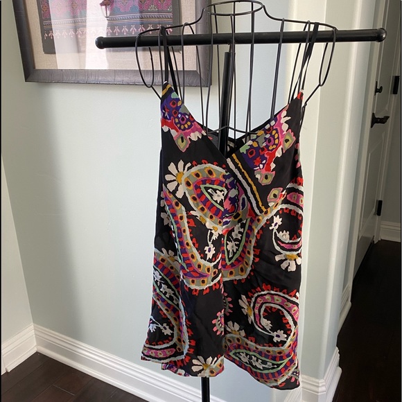 Anthropologie HD in Paris Moonset Silk Tank 8 - Picture 2 of 8